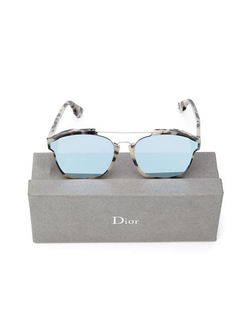 dior abstract sunglasses blue